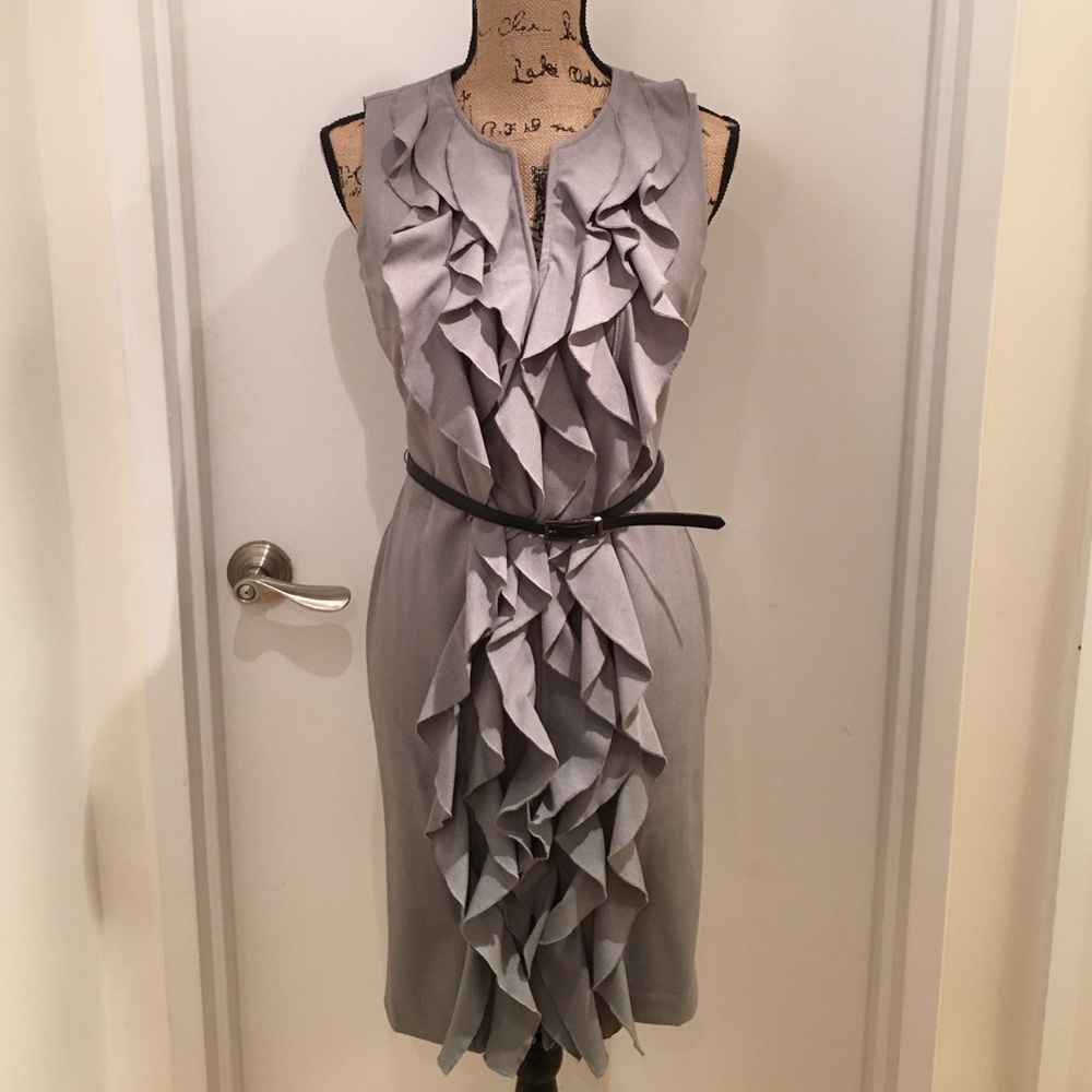 🚫SOLD🚫 Calvin Klein - Grey work dress, size 6